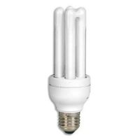 Logo Unilux ampoule fluorescente 3 tubes courbes e27 15 watts, 2700 kelvin 850 lumen, classe a 320285