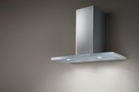 Logo Elica - galaxy - hotte murale elica galaxy 80 cm coloris inox et verre blanc prf0009822b