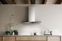 Logo Elica - top sense - hotte murale elica top sense 90 cm coloris inox et verre noir prf0110504