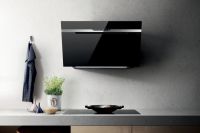 Logo Elica - majestic sense - hotte murale elica majestic sense 90 cm coloris noir prf0120209