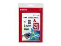 Logo Cart.jet d'encre couleur cli-8 et kit papier gp-501 413261