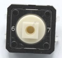 Logo Bouton-poussoir 24v-50ma 12.0x12.0mm hauteur du bouton-poussoir 7.3mm m145549