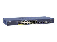 Logo Netgear smart switch prosafe fs728tlp smart switch web manageable niveau 2 - 24 ports 10/100 rj45 dont 12 poe 2010684