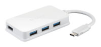 Logo Hub usb-c vers 4 ports usb 3.0 dub-h410