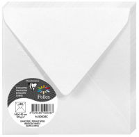 Logo Pollen by clairefontaine enveloppes 140 mm, ivoire 8016507