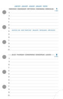 Logo Exacompta recharge pour organiseur 'exatime 14', 2022 8700003