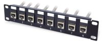 Logo Panneau 1u 10' cat5e equipe 8 rj45 noir noir ngc2751