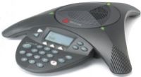 Logo Soundstation2 (analog) conference phone with display. expandable. includes 220v-240v ac power/telco module, power cord with cee7