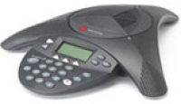 Logo Soundstation2 (analog) conference phone with display. expandable. includes 220v-240v ac power/telco  2200-16200-120