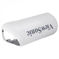 Logo Rear cable cover, white, matte hairline texture, for pjd6352ls / pjd6552lws pj-cm-002