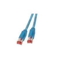 Logo C�ble patch rj45 s/ftp, cat.6a, tm21, uc900, 0,15m, bleu k8054.0,15