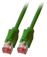 Logo C�ble patch rj45 s/ftp, cat.6a, tm21, datwyler 7702, 5m, vert k8708gn.5