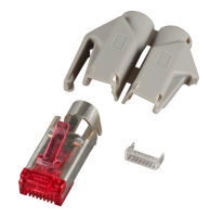 Logo Jeu de connecteurs rj45 hirose stp, tm21 cat.6 gris h7641.12-50