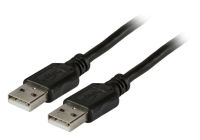 Logo C�ble de connexion usb2.0 aa, mm, 3.0m, noir, classique k5253sw.3