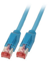 Logo C�ble patch rj45 s/ftp, cat.6a, tm21, datwyler 7702, 25m, bleu k8708bl.25