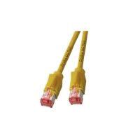 Logo C�ble patch rj45 s/ftp, cat.6a, tm21, uc900, 1m, jaune k8055.1