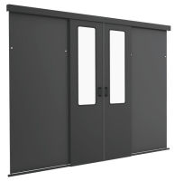 Logo Porte coulissante pour all�e froide/chaude pour pro 47u, 1200 mm, ral9005 pro-str4721m.ts