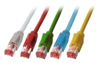 Logo C�ble patch rj45 s/ftp, cat.6a, tm21, leoni-kerpen f6-90 s/f, 7,5m, jaune k8210ge.7,5