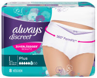 Logo Always discreet culotte pour incontinence plus, taille: m 6430545