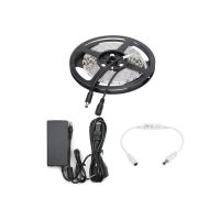 Logo Bande de 300 leds 72w 4200lm smd5050 12vdc bleu transformateur / gradateur x5m 30.000h   [trousse-pl219009b-ap]  - couleur bleu 