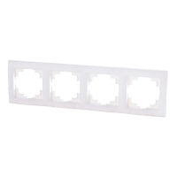 Logo Cadre 4 �l�ments blanc h1-c004