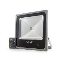 Logo Projecteur led 50w 4.300lm ip65 t�l�commande rgb 30.000h [hx-fl50-rgb]  - couleur rvb