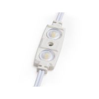 Logo Module 2 leds samsung 5630 inject� ip67�lentille 1,2w 70lm  - couleur blanc froid ra-bl-5630w02-lens-r-cw