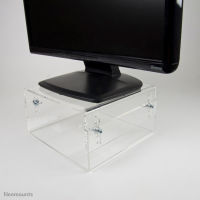 Logo Neomounts by newstar acrylic monitor raiser height adjustment: 0 to 25 degrees 1984955
