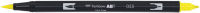 Logo Tombow feutre double pointe dual brush pen abt, lamp black 1230167