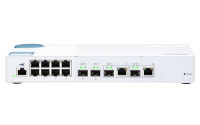 Logo Qnap qsw-m408-2c 8 port 1gbps 2 port 10g sfp+/ nbase-t combo 2 port 10g sfp+ web management switch 3887050