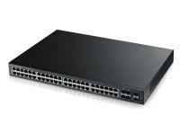 Logo Switch l2 48 ports giga dont 2 sfp budget poe 375w zy-gs192048hp