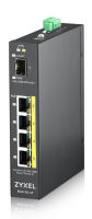 Logo 4 ports gbps rj45 poe+ 1 gbps sfp  ip30 non manag zy-rgs1005p