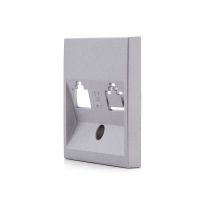Logo Couverture panasonic novella 1x rj11-rj45  2xrj11-rj45, couleurargent (compatible avec les mcanismes de karre) gh-vk92205032