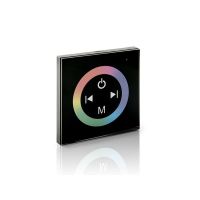 Logo Contr�leur encastr�toucher t�l�commande�bande rgb 12-24vdc ? 144/288w tb-qc80