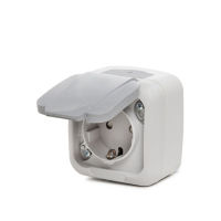 Logo Sortie -terre latral - 16a 250v- protection de l'enfance-couverture - ip54gris gh-90555508-sp
