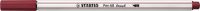 Logo Stabilo feutre pinceau pen 68 brush, bleu turquoise 55500363