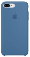 Logo Apple iphone 8 plus / 7 plus silicone case denim blue m202230