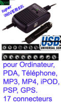 Logo Universel e21dc - alim universelle sortie 15~22v pour -tous modeles