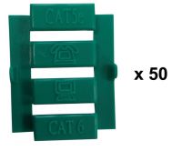 Logo Lot de 50 inserts verts / ngc155x ngc1604