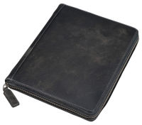 Logo Alassio organiseur ipad 'flush', cuir, noir / gris 5317852