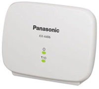 Logo Rpteur dect 4 canaux  / max 6 rpteurs sur une mme borne et 3 rpteurs en cascade. kx-a406ce