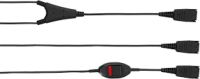 Logo Cble y pour superviseur - 1,5 m - qd -> 2xqd avec coupure micro intgre 8800-02-01