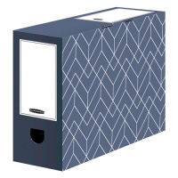 Logo Fellowes archive box 100mm slate blue 4141148