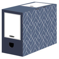 Logo Fellowes archive box 150mm slate blue 4141149