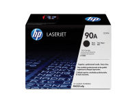Logo Hp 90a original toner cartridge ce390a black standard capacity 10.000 pages 1-pack smart printing technology 1645782