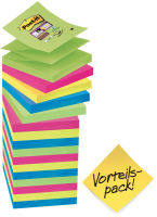 Logo Post-it bloc-note adh�sif z-notes super sticky, pack 9006128