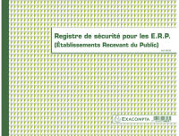 Logo Exacompta piq�re 'registre de s�curit� pour les e.r.p.' 8702068