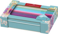 Logo Faber-castell crayon couleur triangle grip sparkle, �tui 5661252