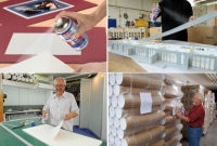 Logo Tesa colle en spray permanent, 500 ml, couleur: beige 8760021