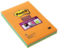 Logo Post-it bloc-note super sticky notes, 125 x 200 mm 9006683